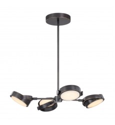  PD325428UBAR-Blanco 28-in Urban Bronze/Alabaster LED Pendant