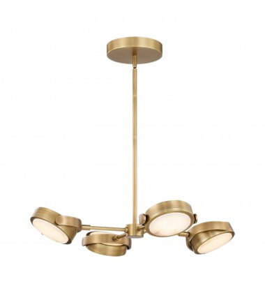 PD325428VBAR-Blanco 28-in Vintage Brass/Alabaster LED Pendant  PD325428VBAR-Blanco 28-in Vintage Brass/Alabaster LED Pendant