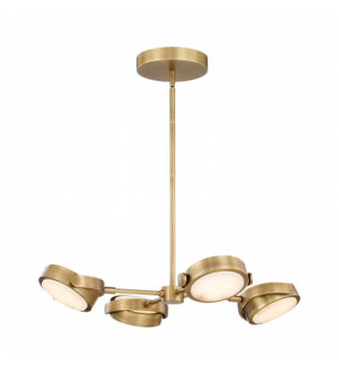 PD325428VBAR-UNV-010-Blanco 28-in Vintage Brass/Alabaster LED Pendant PD325428VBAR-UNV-010-Blanco 28-in Vintage Brass/Alabaster LED Pendant