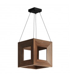  PD32912-WT-Morina 12-in Walnut LED Pendant