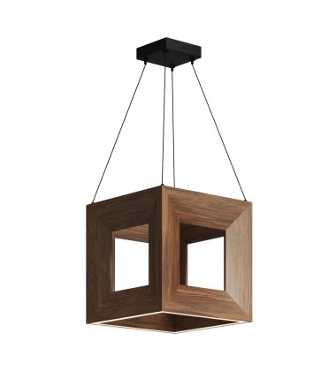  PD32912-WT-Morina 12-in Walnut LED Pendant