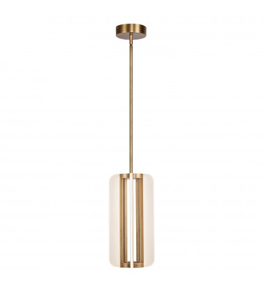  PD336507VB-Anders 7-in Vintage Brass LED Pendant