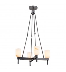  PD338422UBAR-Lucian 22-in Urban Bronze/Alabaster 4 Lights Pendant