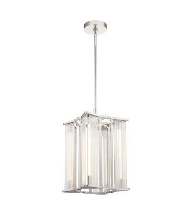 PD339415PNCR-UNV-Sabre 11-in Polished Nickel/Ribbed Glass LED Pendant PD339415PNCR-UNV-Sabre 11-in Polished Nickel/Ribbed Glass LED Pendant