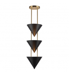 PD341328UB-Versus 10-in Black Pendant