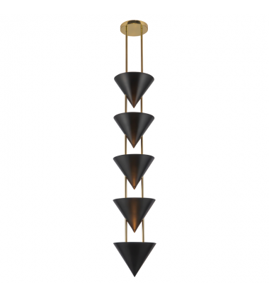 PD341548UB-Versus 10-in Black Pendant