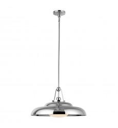  PD344020PNGO-Palmetto 20-in Polished Nickel/Glossy Opal 1 Light Pendant