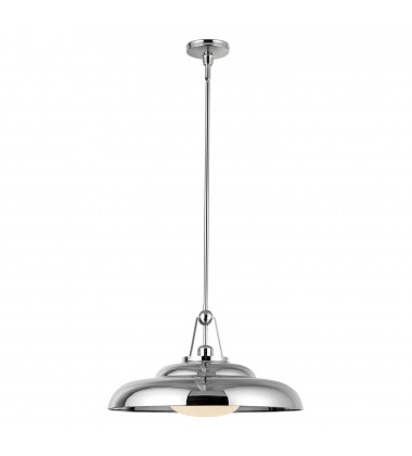 PD344020PNGO-Palmetto 20-in Polished Nickel/Glossy Opal 1 Light Pendant  PD344020PNGO-Palmetto 20-in Polished Nickel/Glossy Opal 1 Light Pendant