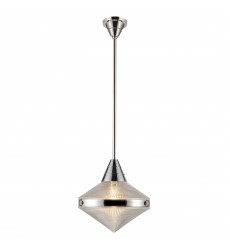 PD348114PNPG-Willard 14-in Polished Nickel/Prismatic Glass 1 Light Pendant PD348114PNPG-Willard 14-in Polished Nickel/Prismatic Glass 1 Light Pendant