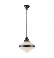 PD348114UBOP-Willard 14-in Urban Bronze/Opal Matte Glass 1 Light Pendant PD348114UBOP-Willard 14-in Urban Bronze/Opal Matte Glass 1 Light Pendant