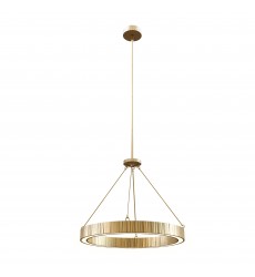  PD361230VB-Kensington 30-in Vintage Brass LED Pendant