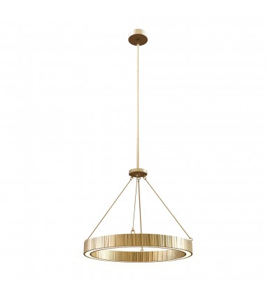  PD361230VB-Kensington 30-in Vintage Brass LED Pendant