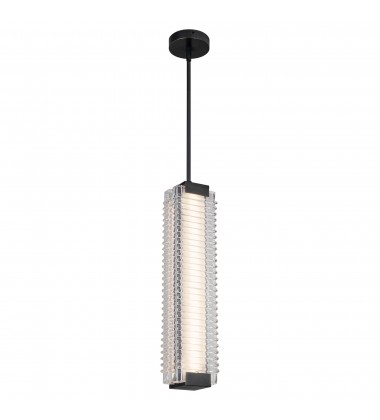  PD374624UBCR-UNV-Alai 24-in Urban Bronze/Ribbed Glass LED Pendant