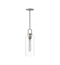 PD401505BNCL-Soji 5-in Brushed Nickel/Clear Glass 1 Light Pendant PD401505BNCL-Soji 5-in Brushed Nickel/Clear Glass 1 Light Pendant