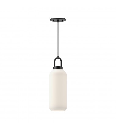 PD401505MBOP-Soji 5-in Matte Black/Opal Matte Glass 1 Light Pendant PD401505MBOP-Soji 5-in Matte Black/Opal Matte Glass 1 Light Pendant