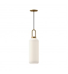 PD401606AGOP-Soji 6-in Aged Gold/Opal Matte Glass 1 Light Pendant PD401606AGOP-Soji 6-in Aged Gold/Opal Matte Glass 1 Light Pendant