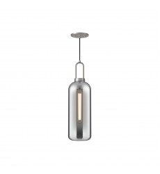 PD401606BNSM-Soji 6-in Brushed Nickel/Smoked Solid Glass 1 Light Pendant PD401606BNSM-Soji 6-in Brushed Nickel/Smoked Solid Glass 1 Light Pendant