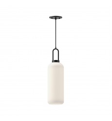 PD401606MBOP-Soji 6-in Matte Black/Opal Matte Glass 1 Light Pendant PD401606MBOP-Soji 6-in Matte Black/Opal Matte Glass 1 Light Pendant