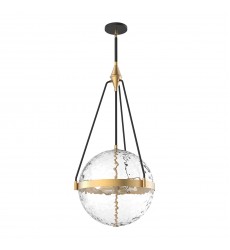 PD406418BGWC-Harmony 18-in Brushed Gold/ Clear Water Glass 4 Lights Pendant PD406418BGWC-Harmony 18-in Brushed Gold/ Clear Water Glass 4 Lights Pendant