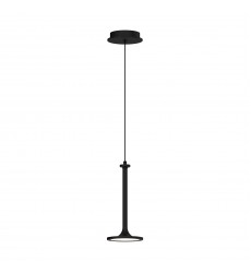 PD418006MB-Issa 6-in Matte Black LED Pendant PD418006MB-Issa 6-in Matte Black LED Pendant