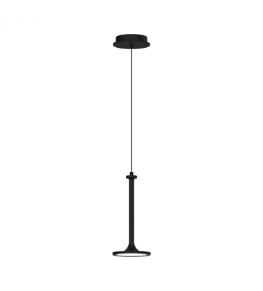 PD418006MB-UNV-Issa 6-in Matte Black LED Pendant