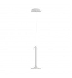 PD418006WH-Issa 6-in White LED Pendant PD418006WH-Issa 6-in White LED Pendant