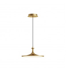 PD418012BG-Issa 12-in Brushed Gold LED Pendant PD418012BG-Issa 12-in Brushed Gold LED Pendant
