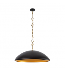 PD423028MB-Grant 27-in Black Pendant
