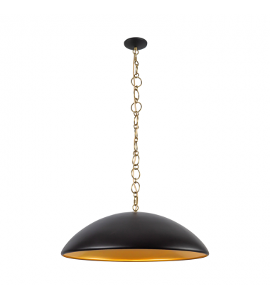 PD423028MB-Grant 27-in Black Pendant
