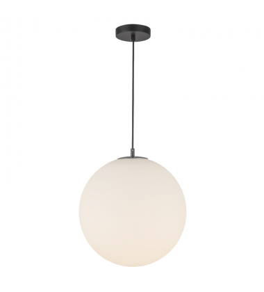 PD43616-BK/OP-5CCT-UNV-Marco 16-in,196-in Black/Opal Glass LED Pendant