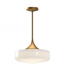 PD440814AGGO-Lincoln 14-in Aged Gold/Glossy Opal Glass 1 Light Pendant PD440814AGGO-Lincoln 14-in Aged Gold/Glossy Opal Glass 1 Light Pendant