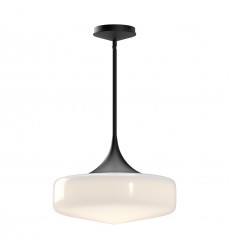 PD440814MBGO-Lincoln 14-in Glossy Opal Glass/Matte Black 1 Light Pendant PD440814MBGO-Lincoln 14-in Glossy Opal Glass/Matte Black 1 Light Pendant