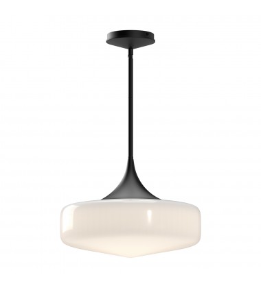 PD440814MBGO-Lincoln 14-in Glossy Opal Glass/Matte Black 1 Light Pendant PD440814MBGO-Lincoln 14-in Glossy Opal Glass/Matte Black 1 Light Pendant