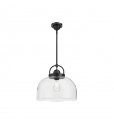 PD461101MB-Lancaster 15-in Matte Black 1 Light Pendant PD461101MB-Lancaster 15-in Matte Black 1 Light Pendant