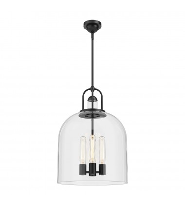 PD461104MB-Lancaster 16-in Matte Black 4 Lights Pendant PD461104MB-Lancaster 16-in Matte Black 4 Lights Pendant