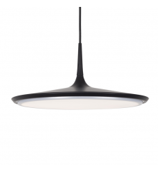 PD46216-BK-UNV-Disc 16-in Black LED Pendant