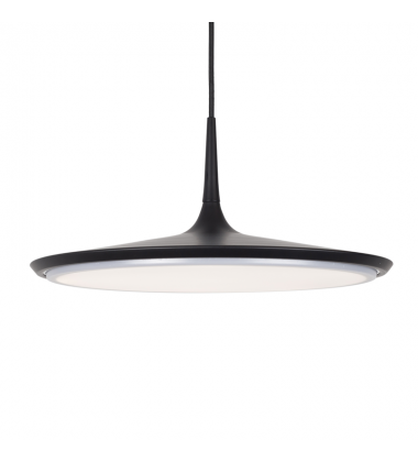 PD46216-BK-UNV-Disc 16-in Black LED Pendant