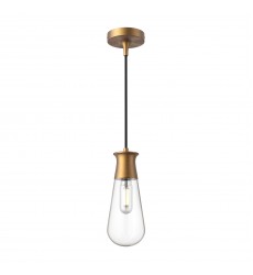  PD464001AG-Marcel 4-in Aged Gold 1 Light Pendant