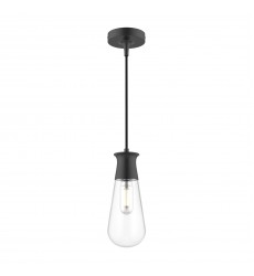  PD464001MB-Marcel 4-in Matte Black 1 Light Pendant