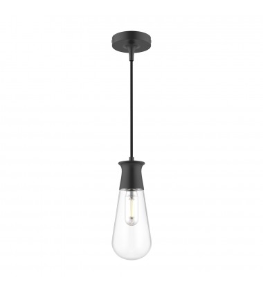  PD464001MB-Marcel 4-in Matte Black 1 Light Pendant