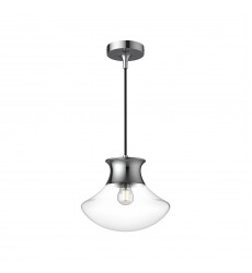  PD464012CH-Marcel 11-in Chrome 1 Light Pendant