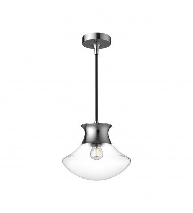  PD464012CH-Marcel 11-in Chrome 1 Light Pendant