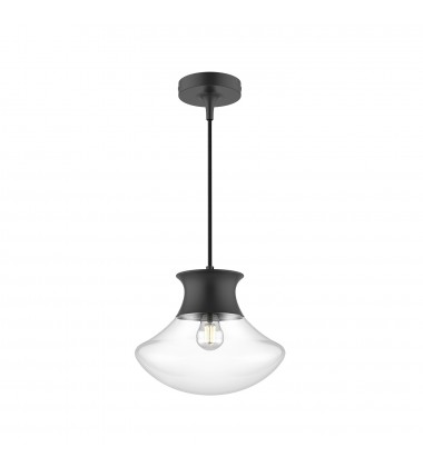 PD464012MB-Marcel 11-in Matte Black 1 Light Pendant
