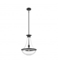  PD464014MB-Marcel 10-in Matte Black 1 Light Pendant