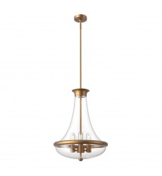 PD464018AG-Marcel 18-in Aged Gold 4 Lights Pendant