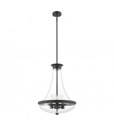 PD464018MB-Marcel 18-in Matte Black 4 Lights Pendant PD464018MB-Marcel 18-in Matte Black 4 Lights Pendant