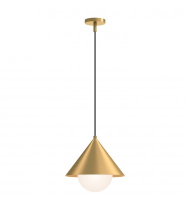 PD485214BGOP-Remy 14-in Brushed Gold/Opal Glass 1 Light Pendant PD485214BGOP-Remy 14-in Brushed Gold/Opal Glass 1 Light Pendant