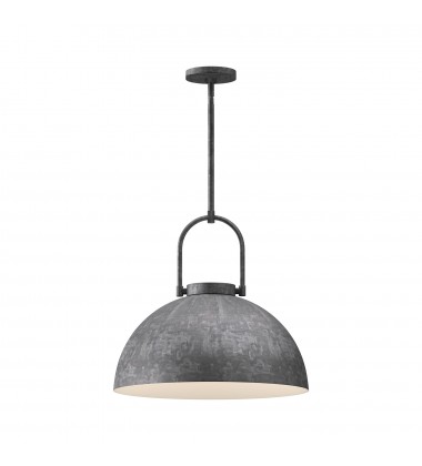  PD504016SL-Harper 16-in Steel Shade 1 Light Pendant