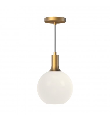 PD506108AGOP-Castilla 8-in Aged Gold/Opal Matte Glass 1 Light Pendant PD506108AGOP-Castilla 8-in Aged Gold/Opal Matte Glass 1 Light Pendant