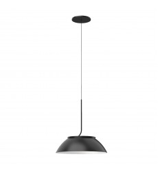  PD51212-BK/WH-Magellan 12-in Black/White LED Pendant